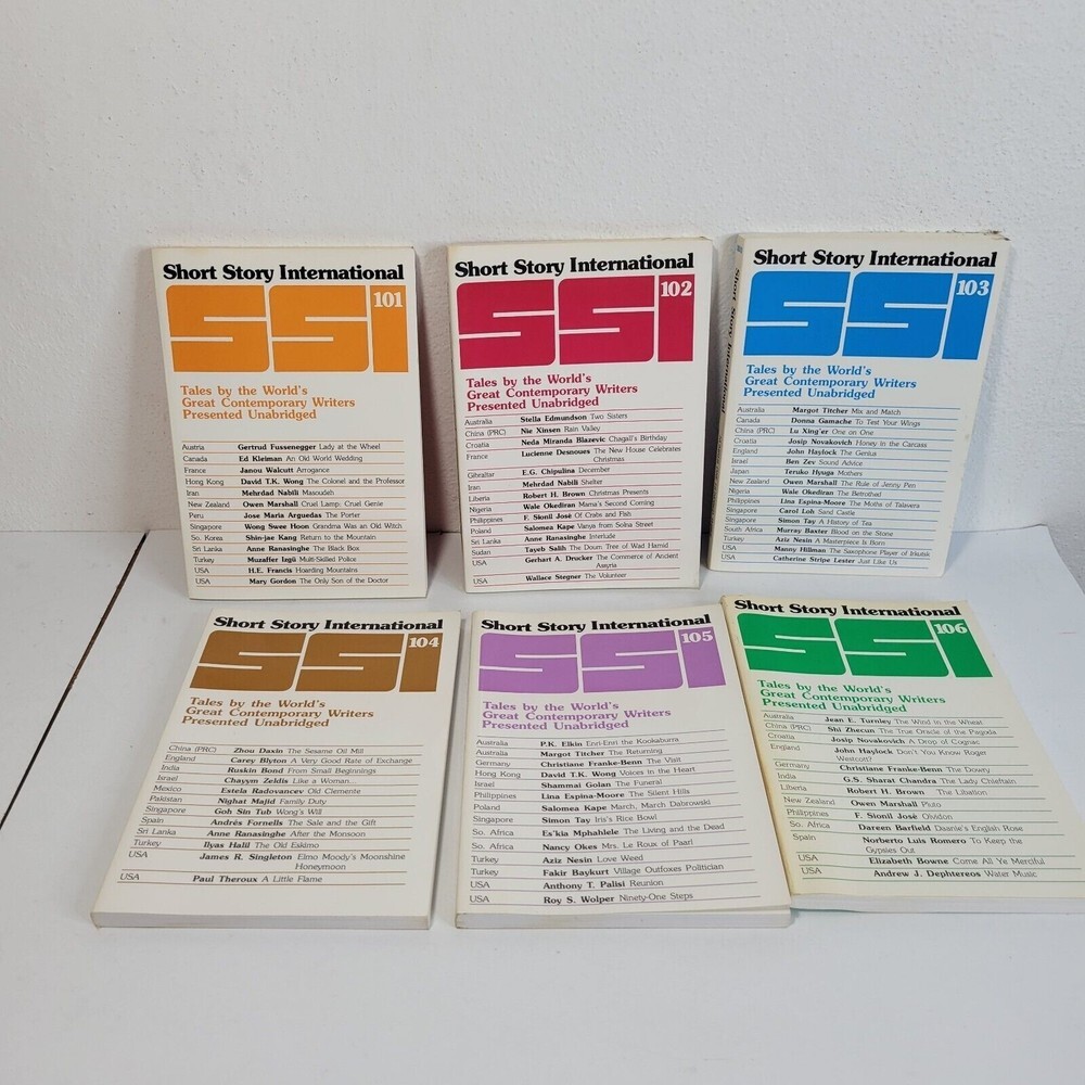 Lot 6 Short Story International by the World's Great Contemporary Writers